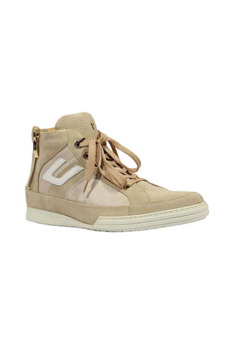 Cesare Paciotti Luxury Italian Men's 4US Cam NY Sam Beige Sneakers (CPM5323)-AmbrogioShoes