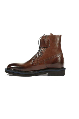 Cesare Paciotti Luxury Italian Men's Boots Buckhold Foam Caffe 308 Madison Designer Shoes (CPM5400)-AmbrogioShoes