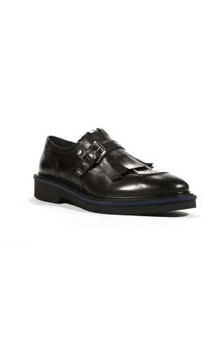 Cesare Paciotti Luxury Italian Men's Buckhold Loafers Foam Age Black 308 Madison Designer Shoes (CPM5412)-AmbrogioShoes