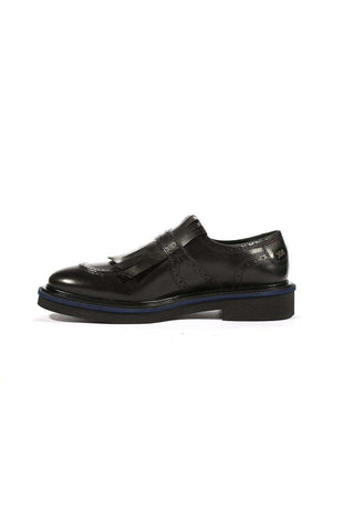 Cesare Paciotti Luxury Italian Men's Buckhold Loafers Foam Age Black 308 Madison Designer Shoes (CPM5412)-AmbrogioShoes