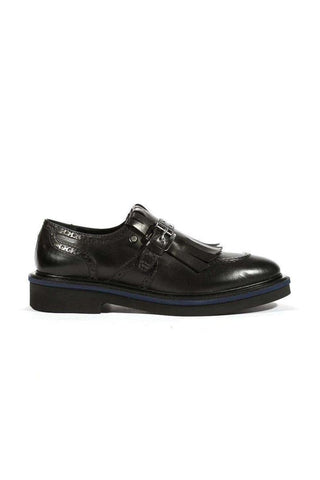 Cesare Paciotti Luxury Italian Men's Buckhold Loafers Foam Age Black 308 Madison Designer Shoes (CPM5412)-AmbrogioShoes
