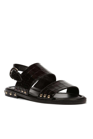 Cesare Paciotti Luxury Italian Men's Cocco Lux Black Sandals (CPM5106)-AmbrogioShoes