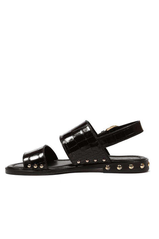 Cesare Paciotti Luxury Italian Men's Cocco Lux Black Sandals (CPM5106)-AmbrogioShoes