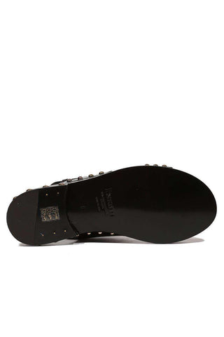 Cesare Paciotti Luxury Italian Men's Cocco Lux Black Sandals (CPM5106)-AmbrogioShoes