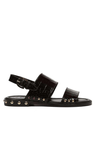 Cesare Paciotti Luxury Italian Men's Cocco Lux Black Sandals (CPM5106)-AmbrogioShoes