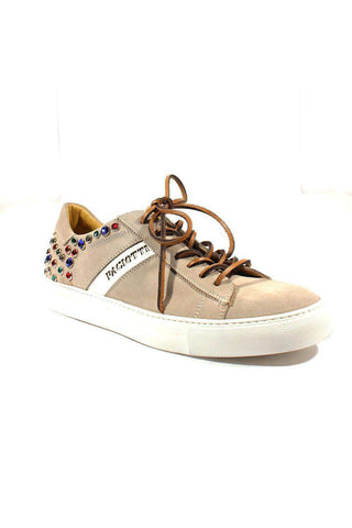 Cesare Paciotti Luxury Italian Men's Designer Shoes Cam Sasson Calf Bianco Leather Sneakers (CPM2431)-AmbrogioShoes