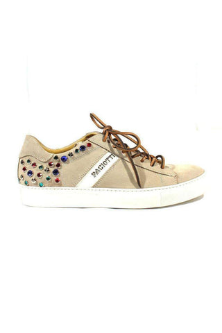 Cesare Paciotti Luxury Italian Men's Designer Shoes Cam Sasson Calf Bianco Leather Sneakers (CPM2431)-AmbrogioShoes