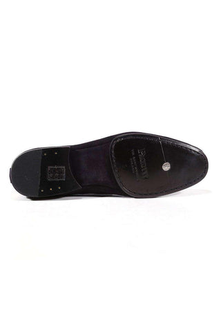 Cesare Paciotti Luxury Italian Men's Designer Shoes Camoscio Navy Suede Loafers (CPM3129)-AmbrogioShoes