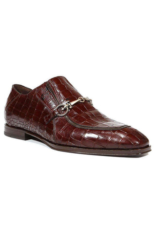 Cesare Paciotti Luxury Italian Men's Designer Shoes Cocco Lux T Moro Brown Loafers (CPM5003)-AmbrogioShoes