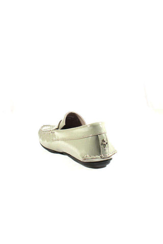 Cesare Paciotti Luxury Italian Men's Designer Shoes Fumo Textured Patent Moccasins (CPM2347)-AmbrogioShoes