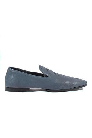 Cesare Paciotti Luxury Italian Men's Designer Shoes Hippie Navy Leather Loafers (CPM2644)-AmbrogioShoes