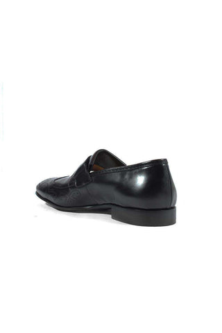 Cesare Paciotti Luxury Italian Men's Designer Shoes Magic Baby Black Leather Loafers (CPM2613)-AmbrogioShoes