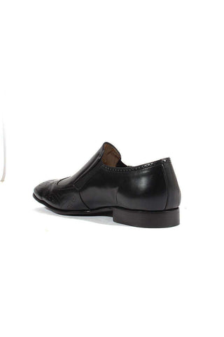 Cesare Paciotti Luxury Italian Men's Designer Shoes Magic Baby Black Leather Loafers (CPM2664)-AmbrogioShoes