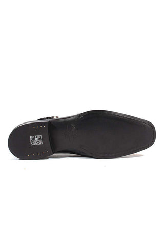 Cesare Paciotti Luxury Italian Men's Designer Shoes Magic Baby Black Leather Loafers (CPM2664)-AmbrogioShoes