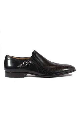 Cesare Paciotti Luxury Italian Men's Designer Shoes Magic Baby Black Leather Loafers (CPM2664)-AmbrogioShoes