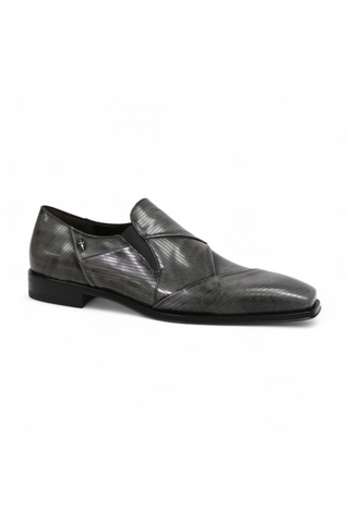 Cesare Paciotti Luxury Italian Men's Designer Shoes Magic Old Antracite Leather Loafers (CPM2582)-AmbrogioShoes