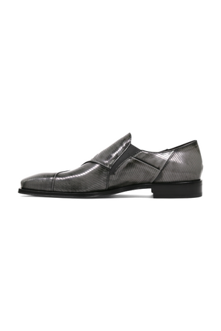 Cesare Paciotti Luxury Italian Men's Designer Shoes Magic Old Antracite Leather Loafers (CPM2582)-AmbrogioShoes