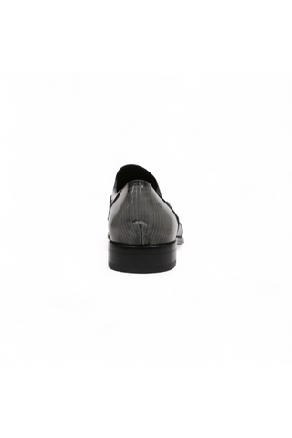 Cesare Paciotti Luxury Italian Men's Designer Shoes Magic Old Antracite Leather Loafers (CPM2582)-AmbrogioShoes