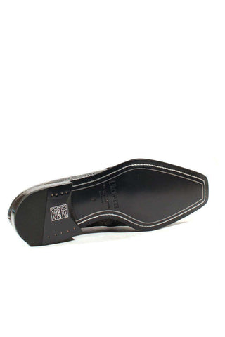Cesare Paciotti Luxury Italian Men's Designer Shoes Magic Old Antracite Leather Loafers (CPM2585)-AmbrogioShoes