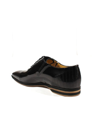 Cesare Paciotti Luxury Italian Men's Designer Shoes Magic Old Black Leather Oxfords (CPM2413)-AmbrogioShoes