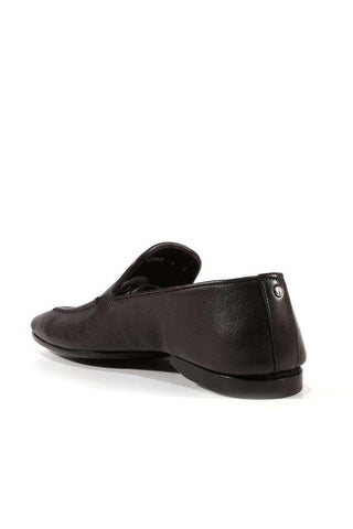 Cesare Paciotti Luxury Italian Men's Designer Shoes Spring Black Leather Loafers (CPM3132)-AmbrogioShoes