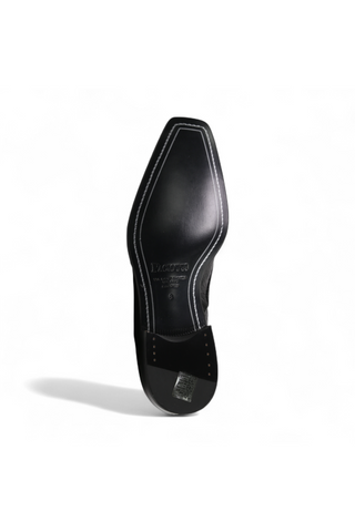 Cesare Paciotti Luxury Italian Men's Designer Shoes Struzzo Zamp Black R Lizard Claws Oxfords (CPM2591)-AmbrogioShoes