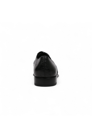 Cesare Paciotti Luxury Italian Men's Designer Shoes Struzzo Zamp Black R Lizard Claws Oxfords (CPM2591)-AmbrogioShoes