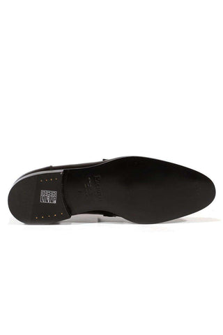 Cesare Paciotti Luxury Italian Men's Designer Shoes Vit Camoscio Black Leather Loafers (CPM3127)-AmbrogioShoes