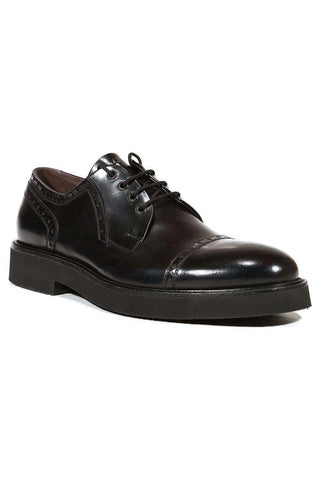 Cesare Paciotti Luxury Italian Men's Italian Designer Shoes Magic Baby Black Oxfords (CPM5021)-AmbrogioShoes