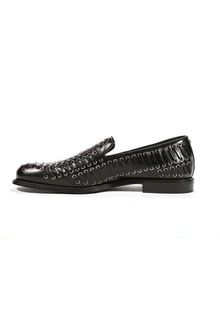 Cesare Paciotti Luxury Italian Men's Loafers Baby Lux Black J Designer Shoes (CPM5445)-AmbrogioShoes