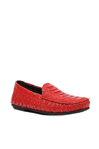 Cesare Paciotti Luxury Italian Men's Nappa Soft Red Moccassins (CPM5329)-AmbrogioShoes