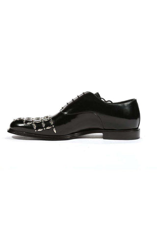 Cesare Paciotti Luxury Italian Men's Oxfords Baio Black Designer Shoes (CPM5441)-AmbrogioShoes