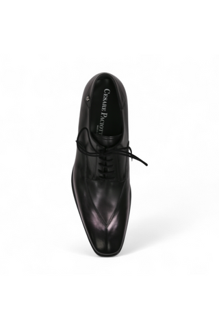 Cesare Paciotti Luxury Italian Men's Shine Black Oxfords (CPM5148)-AmbrogioShoes