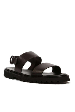 Cesare Paciotti Luxury Italian Men's Vacchetta Black Sandals (CPM5101)-AmbrogioShoes