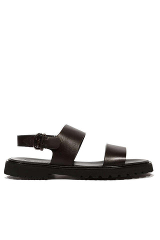 Cesare Paciotti Luxury Italian Men's Vacchetta Black Sandals (CPM5101)-AmbrogioShoes
