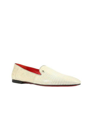 Cesare Paciotti Luxury Italian Teyus Perla Lizard Skin Grey Loafers (CPM2337)-AmbrogioShoes