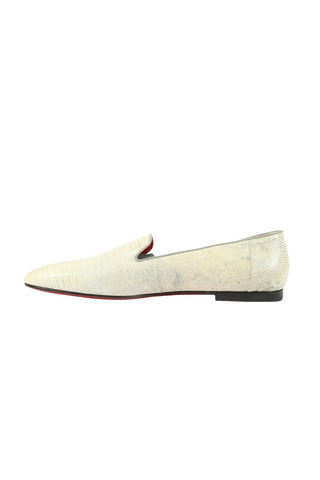 Cesare Paciotti Luxury Italian Teyus Perla Lizard Skin Grey Loafers (CPM2337)-AmbrogioShoes
