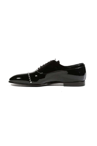 Cesare Paciotti Oxfords Patent Calf Black Formal Tuxedo Designer Formal Shoes (CPM5465)-AmbrogioShoes