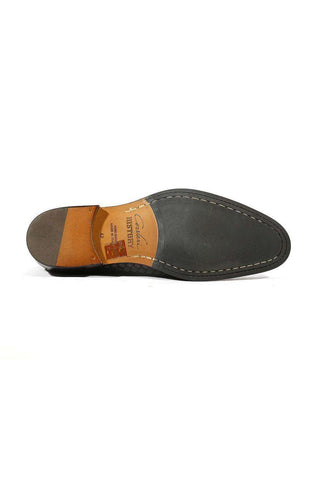 Corvari Designer Men's Designer Shoes Skipper Camoscio Black Woven Leather and Suede Oxfords (COR1006)-AmbrogioShoes