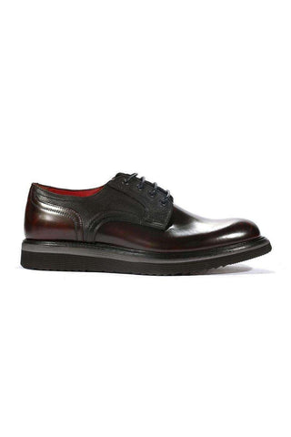 Corvari Men's Dover Rosso Red Oxfords (COR1014)-AmbrogioShoes