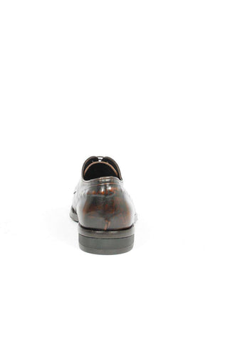 Corvari Men's Gioia Curry Brown Oxfords (COR1010)-AmbrogioShoes