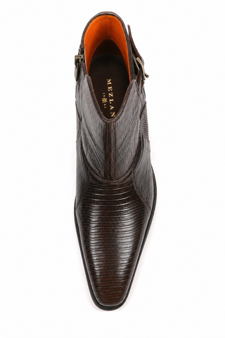 Dellamoda luxury image 05 · Mezlan 50228-L Lizard Buckle Boot (MZ3925)
