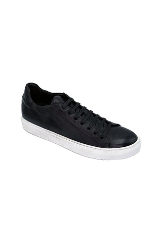 Giovacchini Ricardo Black Nappa Leather Casual Sneakers (GVCN1004)-AmbrogioShoes