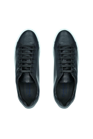 Giovacchini Ricardo Black Nappa Leather Casual Sneakers (GVCN1004)-AmbrogioShoes