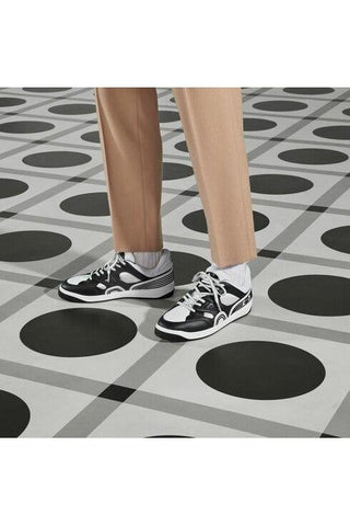 Gucci 722749 2SH80 1064 Black & White Demetra Fabric Basket Sneakers (GGM1739)-AmbrogioShoes