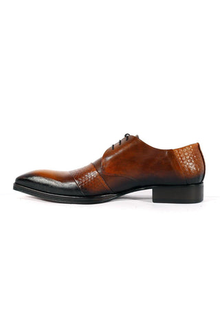 Jo Ghost 2539 Laser Cut / Calf-Skin Leather Derby (JG5316)-AmbrogioShoes