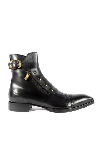 Jo Ghost 3206 Calf-Skin Leather Buckle Boots (JG5318)-AmbrogioShoes