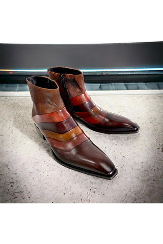 Jo Ghost 3242 Calf-Skin Leather Ankle Boots (JG5324)-AmbrogioShoes
