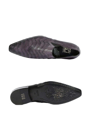 Jo Ghost 3316M Mens Shoes Exotic Lizard Skin & Calf-Skin Leather Loafers (JG5110)-AmbrogioShoes