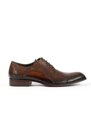 Jo Ghost 4230M Mens Shoes Exotic Lizard Skin & Calf-Skin Leather Oxfords(JG5122)-AmbrogioShoes